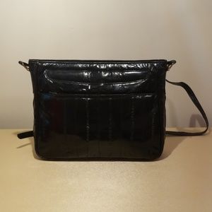 Black Vintage Eel Skin Purse